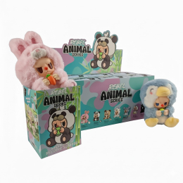 ZOO Studio - Peluche Figurine Vinyl - Porte Clés - Rebel Animals - 15 Cm à collectionner