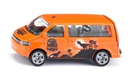 Volkswagen T5 Multivan orange avec stickers dinosaures – Siku