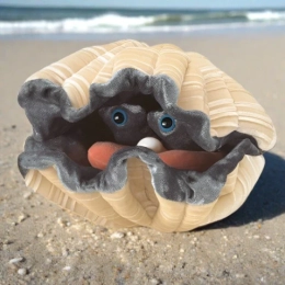 Marionette Huitres palourdes Giant Clam Folkmanis