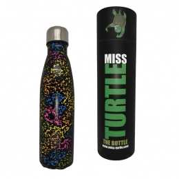 Gourde isotherme 500 ml Coup de Tonnerre Muticolore Miss turtle