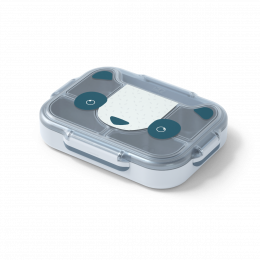 Plateau compartimenté Wonder  bleu Panda Monbento