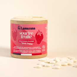 Dentifrice à croquer sourire fruité Lamazuna