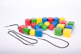 Perles géante de laçage 24 pièces Tickit