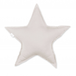 Coussin étoile Tetra jersey Sable Bemini