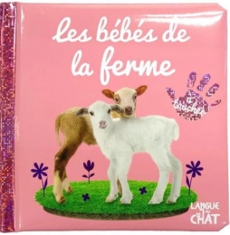 Les bébés de la ferme Langue au chat