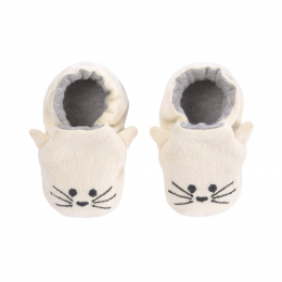 Chaussons bébé Coton BIO Little Chums Chat Lassig