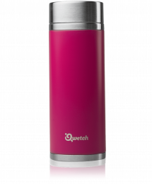 Théière isotherme 300ml - Rose magenta - Qwetch
