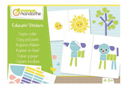 Boîte créative, Educativ' Stickers, Copiercoller Avenue Mandarine