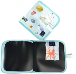 Sea life - Carnet de dessins pour craies - Chalk a doodle book - Jaq Jaq bird