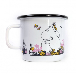 Tasse en métal Blanc 250ml Moomin muurla