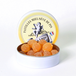 Pastilles Saint-Ange Miel Sève de pin  50g Bonbon France