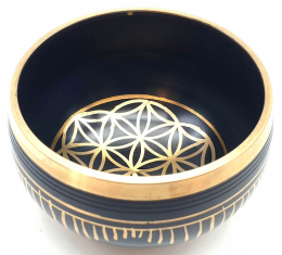 Bol Chantant Aluminium Fleur de Vie 12cm