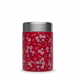 Boîte repas et soupe en inox 650 ml Hanami  rouge Qwetch