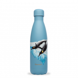 Bouteille Isotherme 500ml Banquise manchot Qwetch