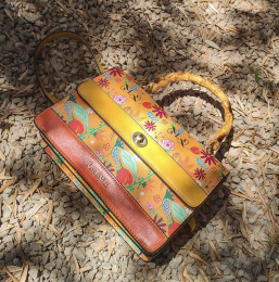 Sac jaune Laura Vita 4812