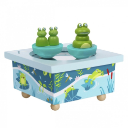 Boite à musique magnétique dancing - Grenouille Trousselier