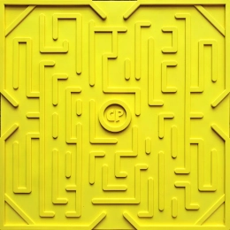 Parcours à billes Game Plak' Laby Jaune