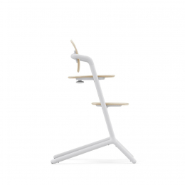 Chaise haute en bois et blanc Sand White white - Lemo - Cybex