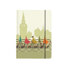 Classeur - farde à 3 rabats A4 - Filles à vélo