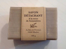 Savon détachant à la terre de Sommières - Au brin de Provence 