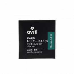 Fard à paupières Emeraude irisé Certifié bio Avril cosmétique