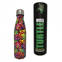 Gourde isotherme 500 ml Duo de Fleurs et Papillons Miss turtle