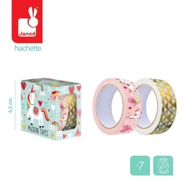 Masking tapes licorne Janod