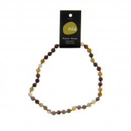 Mokaïte  - Collier de pierres perles - Nia