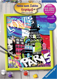 Peinture par numero Love Paris Ravensburger