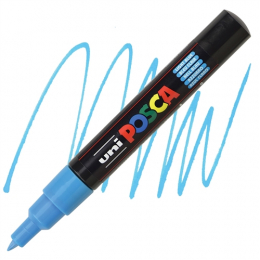 Marqueur PC1MC pointe extra-fine 0,7-1 mm Bleu clair POSCA