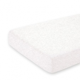 Drap housse lit en coton 70x140cm Beige chiné Bemini