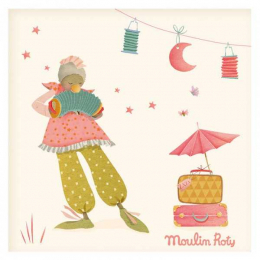 Tableau Zaza la poule 30x30 - Les tartempois- Moulin roty