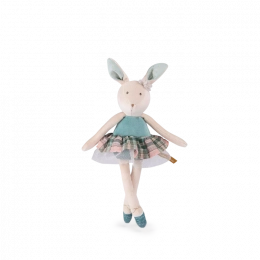 Petite peluche Lapin bleu La petite école de danse Moulin roty