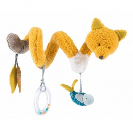 Spirale d'activités Chaussette le renard Le Voyage d'Olga Moulin Roty