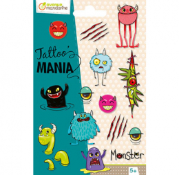 Tatto mania Monstres Avenue mandarine