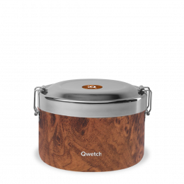 Bento isotherme 850 ml Wood Qwetch