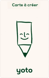 Cartes à créer et autocollants Pack de 10 pour Yoto