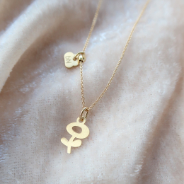 Collier flower Gold By Nébuline