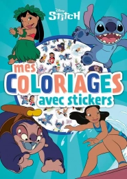Mes coloriages avec stickers Lilo et Stitch - Album Disney
