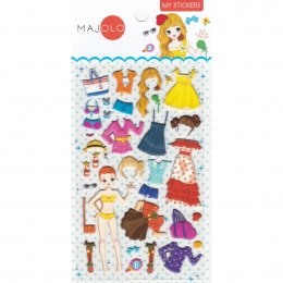 Stickers - fashion star rousse  - Majolo