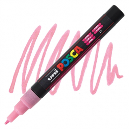 Marqueur PC3M pointe fine 0,9-1,3 mm Rose Glitter POSCA