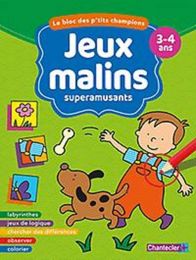 Bloc de jeux ultra amusants 3-4 ans - Chantecler