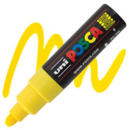 Marqueur PC7M pointe conique 4,5-5,5 mm Jaune POSCA