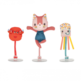 jeanne 3 personnages de bain ventouses Lilliputiens