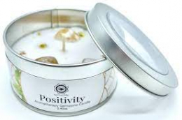 Bougie Green Tree 'Positivité' Citrine + Thé vert 70g