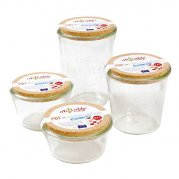 Pot de conservation en verre - 0.3L - Ah Table !