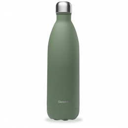 Bouteille Isotherme - 1L - Granite kaki - Qwetch