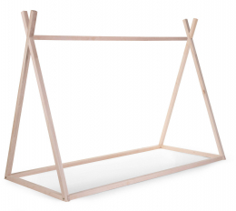 Lit cabane selon Montessori - Tipi naturel - 90x200 - Childhome