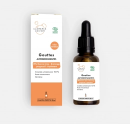 Gouttes autobronzantes hâle intense Clémence et Vivien