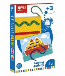 Jeu de laçage les chaussures Apli